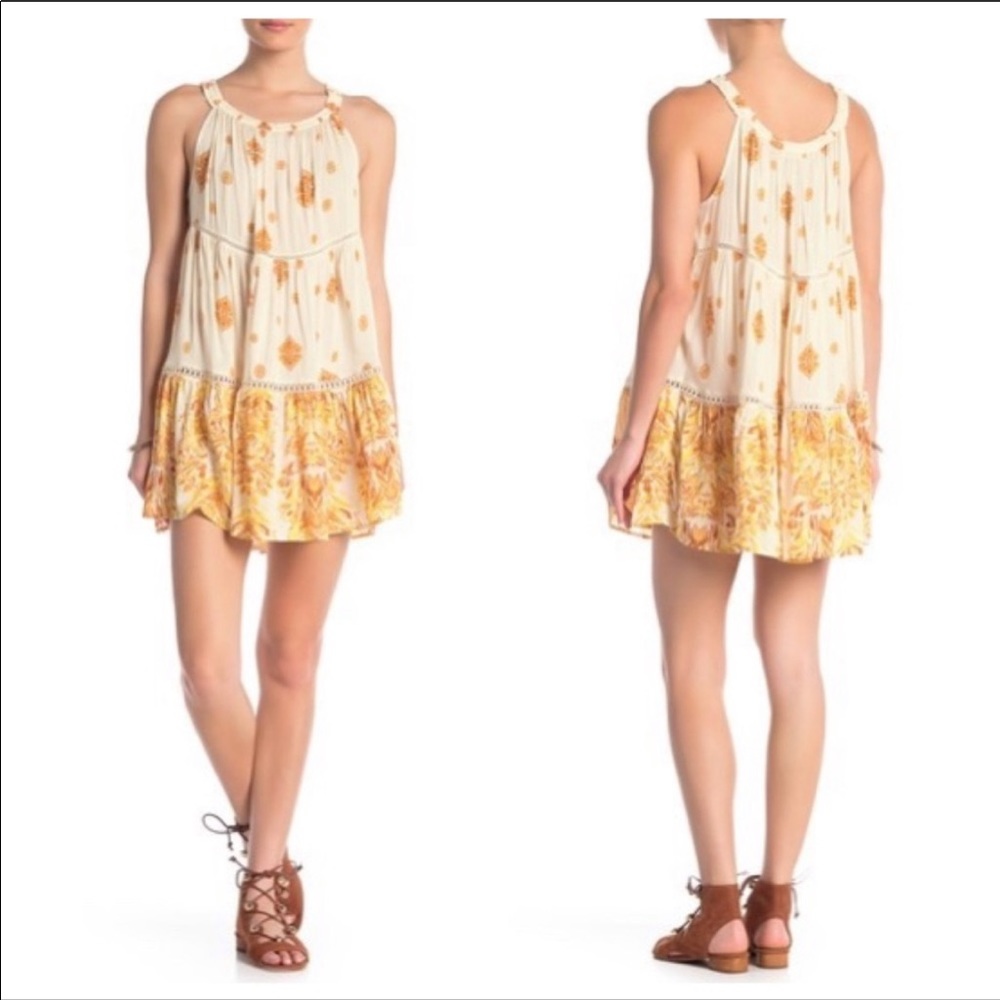 Free People Talk To Me Trapeze Dress